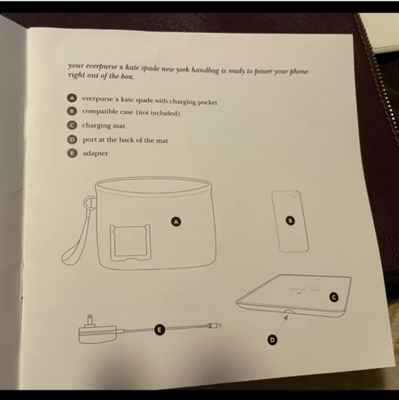 kate spade Plum Saffiano Leather Wristlet Clutch with Gold Hardware - Picture 2 of 10